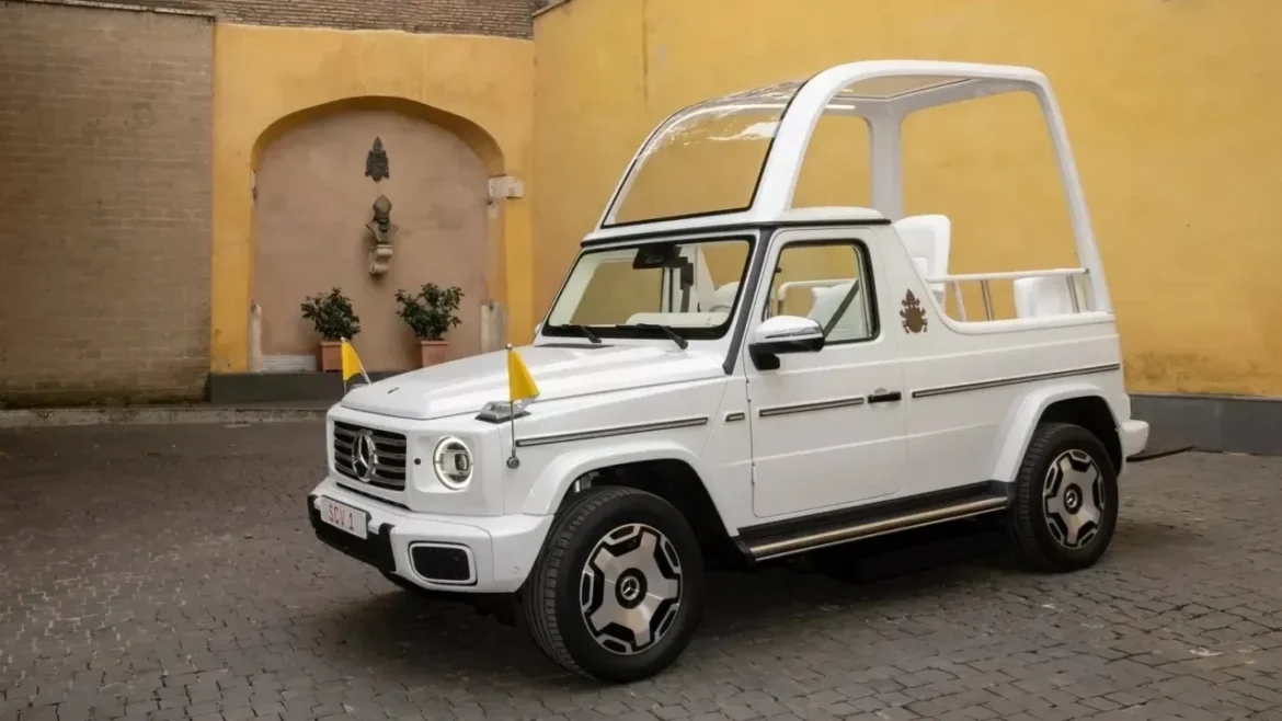Papa Movel Leao XIV – Foto Divulgacao Mercedes-Benz
